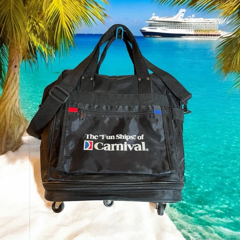 Expandable Carnival Cruise Travel, Airport Friendly, Handy 5 Wheel Flexible Bag!